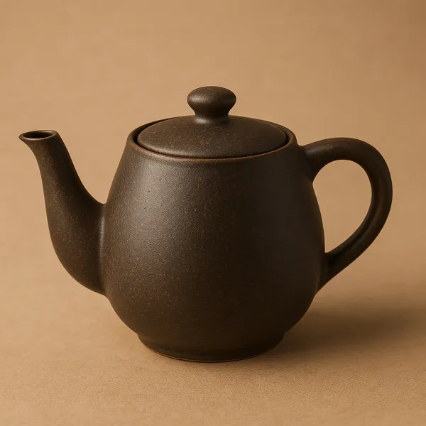 Brown teapot on neutral background (Russell’s Teapot post)