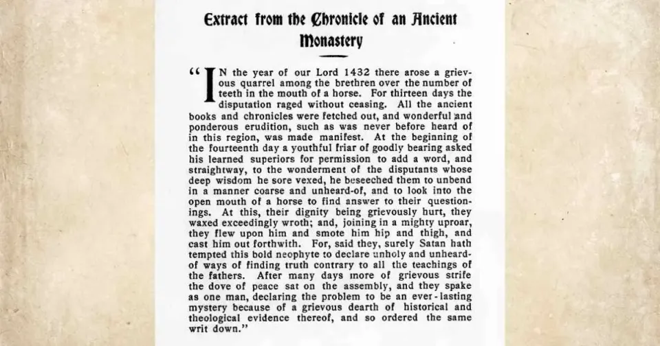 The Horse’s Teeth Parable: Reflections on Empiricism, Attribution, and Historical Authorship